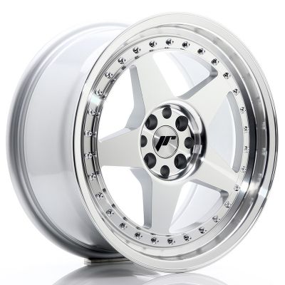 Диски JAPAN RACING JR6 Silver Machined Face R17 W8 PCD5x114.3/120 ET25 DIA74.1