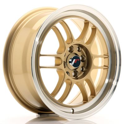 Диски JAPAN RACING JR7 Gold Machined Lip R16 W7 PCD4x100/114.3 ET38 DIA73.1