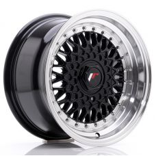JAPAN RACING JR9 Glossy Black Machined Lip R15 W8 PCD4x100/108 ET20 DIA74.1