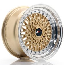JAPAN RACING JR9 Gold Machined Lip R15 W8 PCD4x100/108 ET20 DIA74.1