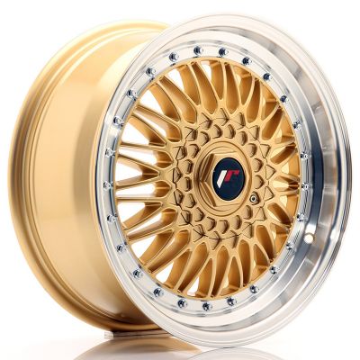 Диски JAPAN RACING JR9 Gold Machined Lip R17 W7.5 PCD5x112/120 ET35 DIA74.1