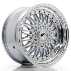 JAPAN RACING JR9 Silver Machined Lip+Silver Rivets R17 W8.5 PCD5x112/120 ET20 DIA74.1