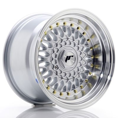 Диски JAPAN RACING JR9 Silver Machined Lip R15 W9 PCD4x100/108 ET10 DIA74.1