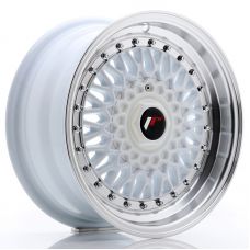 JAPAN RACING JR9 White Machined Lip R15 W7 PCD4x100/108 ET20 DIA74.1 JAPAN RACING JR9 White Machined Lip R15 W7 PCD4x100/108 ET20 DIA74.1